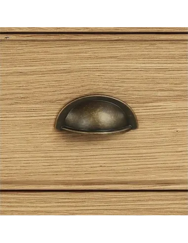 Gia Slim Bookcase - Oak