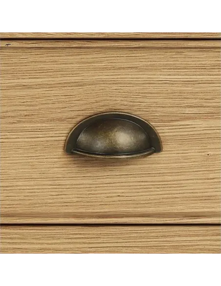 Gia Slim Bookcase - Oak