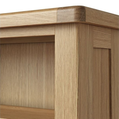 Gia Slim Bookcase - Oak