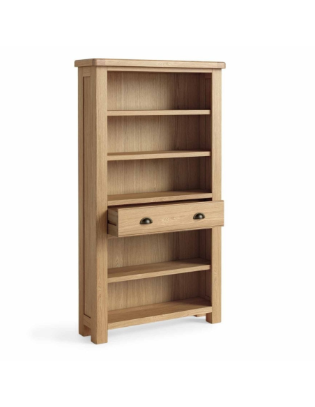 Gia Large Bookcase - Oak