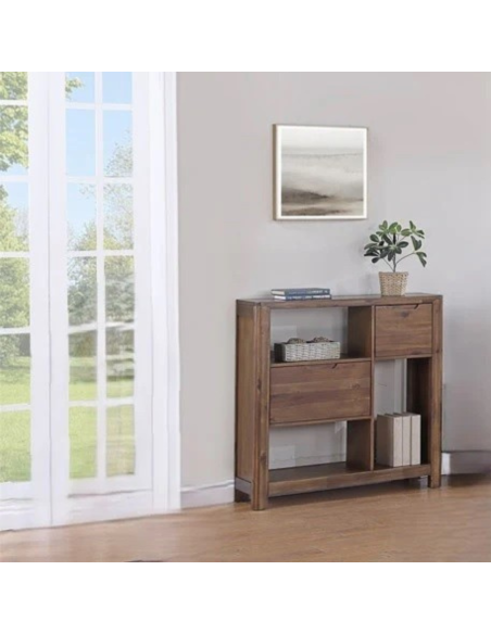 Monterey Compact Bookcase - Acacia