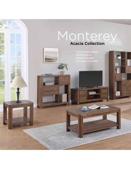 Monterey Compact Bookcase - Acacia