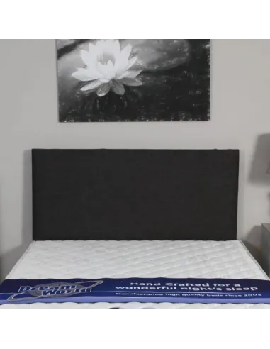Ashley 5FT Dream World Headboard - Linen Charcoal
