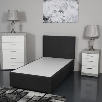 Ashley 3FT Dream World Headboard - Linen Charcoal