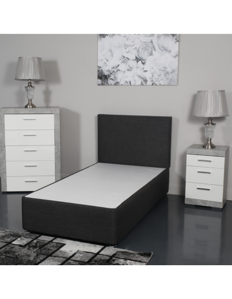 Ashley 3FT Dream World Headboard - Linen Charcoal