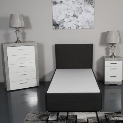 Ashley 3FT Dream World Headboard - Linen Charcoal