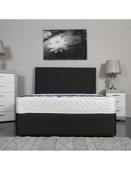 Ashley 4FT Dream World Headboard - Linen Charcoal