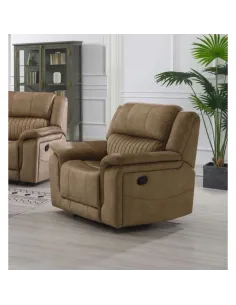 Marseilles Recliner Armchair - Coffee 2