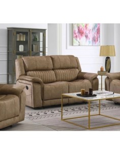 Marseilles 2 Seater Recliner Sofa - Coffee