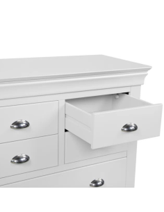 Bella 3+4 Drawer Chest - White 2