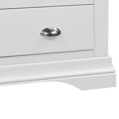 Bella 3+4 Drawer Chest - White