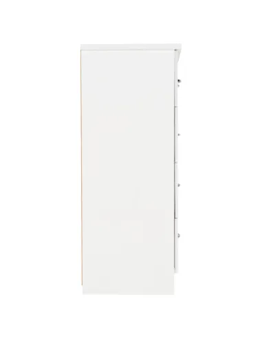 Nevada 3+2 Drawer Chest - White Gloss