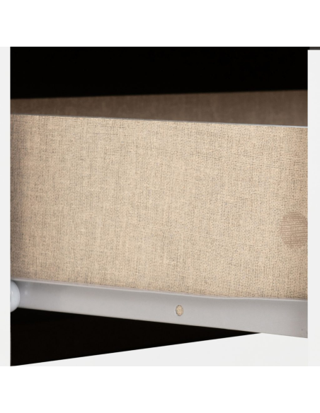 Nevada 3+2 Drawer Chest - White Gloss