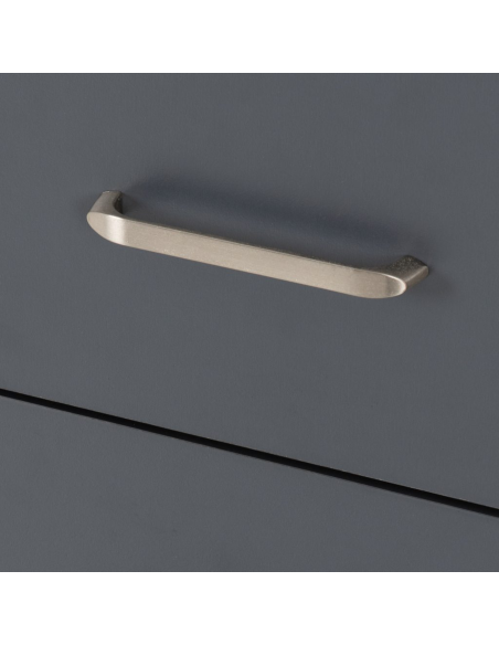 Portland 3 Drawer Chest - Grey/Oak Effect