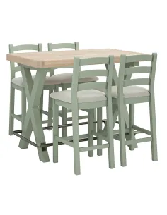 Marbury Bar Table - Sage 2