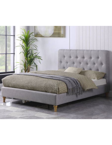 Birlea 4FT6 Bedframe - Ash Grey
