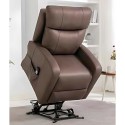 Courtney Tilt & Rise Armchair (Dual Motor) - Brown