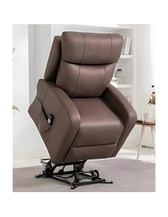 Courtney Tilt & Rise Armchair (Dual Motor) - Brown