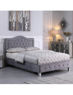 Rose 4FT Bedframe - Grey