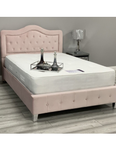 Rose 4FT6 Bedframe - Pink
