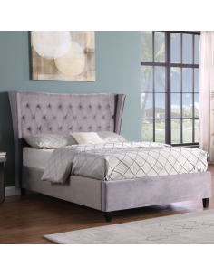 Hanne Glam 5FT Bedframe - Mink