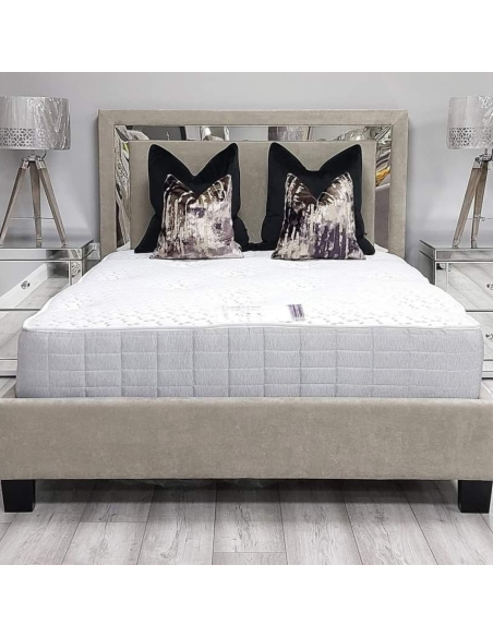 Lila 4FT6 Bedframe - Mink