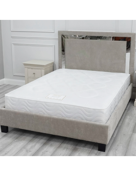 Lila 4FT6 Bedframe - Mink
