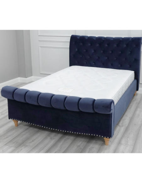 Chester 4FT6 Bedframe - Navy