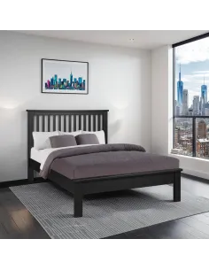 Siena 4ft6 Bedframe - Black