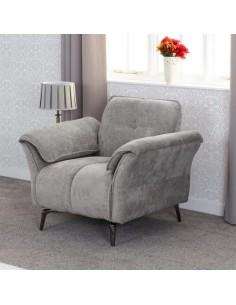 Amalfi Armchair - Grey Fabric