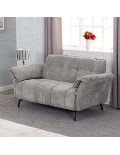 Amalfi 2 Seater Sofa - Grey Fabric