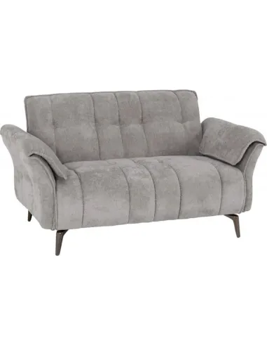 Amalfi 2 Seater Sofa - Grey Fabric