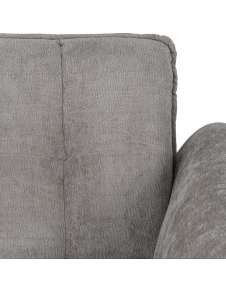 Amalfi 2 Seater Sofa - Grey Fabric