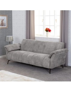 Amalfi 3 Seater Sofa - Grey Fabric