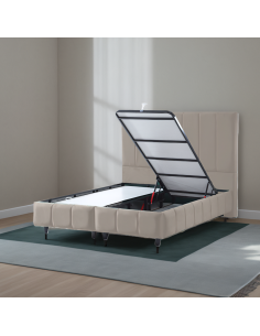 Windsor 5ft Ottoman Bedframe - Velvet Beige