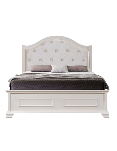 Charlotte 6FT Bedframe - White