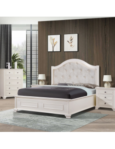 Charlotte 5FT Bedframe - White