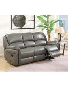 Farnham 3 Seater Manual Recliner Sofa - Grey