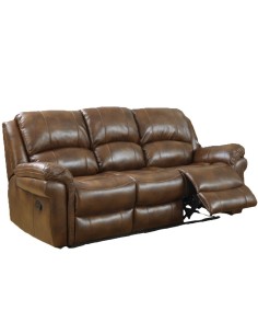 Farnham 3 Seater Manual Recliner Sofa - Tan 2