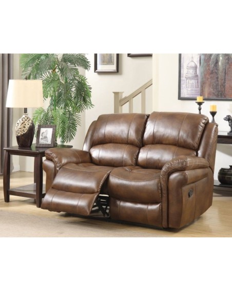 Farnham 2 Seater Manual Recliner Sofa - Tan