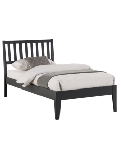 Luna 3FT Bedframe - Off Black