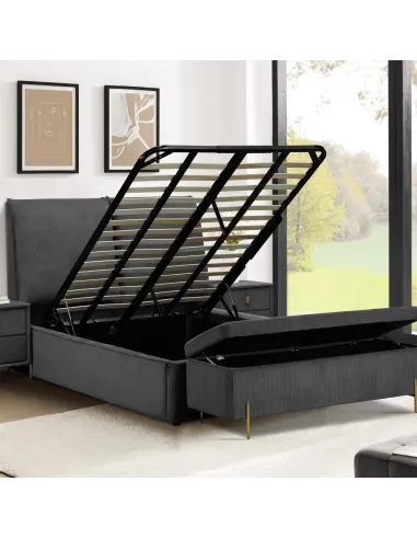 Waterford 5FT Bedframe - Grey