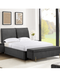 Waterford 4FT6 Bedframe - Grey