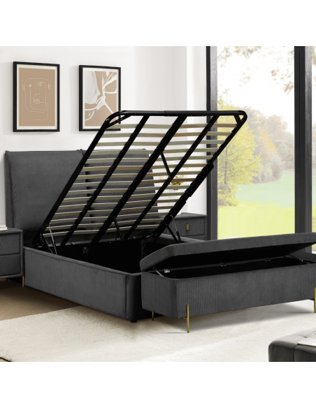 Waterford 4FT6 Bedframe - Grey