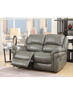 Farnham 2 Seater Manual Recliner Sofa - Grey
