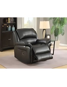 Farnham Manual Recliner Armchair - Black