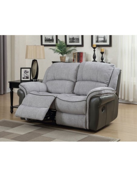 Farnham Fusion 2 Seater Recliner Sofa - Grey