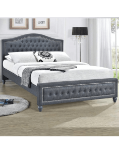 Taylor 5FT Storage Bedframe - Grey Linen
