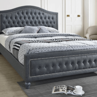 Taylor 5FT Storage Bedframe - Grey Linen