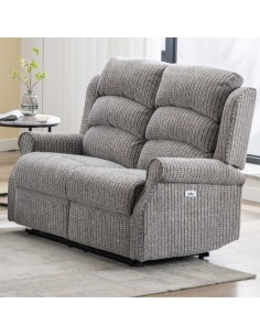 Drancy 2 Seater Electric Recliner Recliner Sofa - Latte